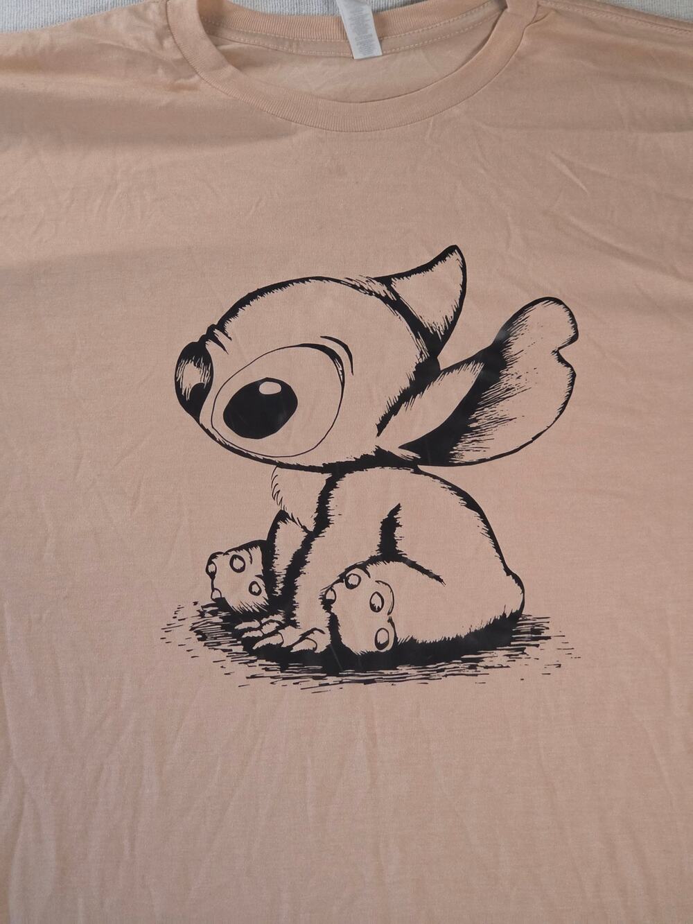Lilo & Stitch Tan Graphic T-Shirt Unisex XL